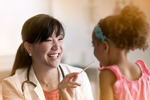 doctor with patient